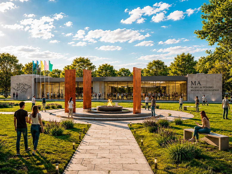 Render del Paseo de la Soberanía